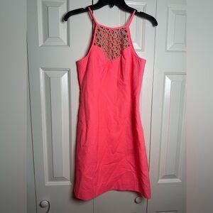 Lilly Pulitzer Women's Larina Shift Dress Pink Sun Ray